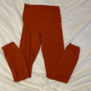 REI Orange yoga pants